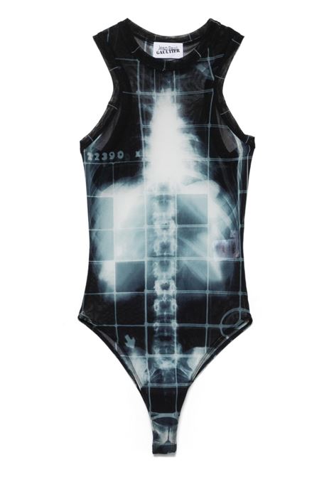 body squeletor donna nero e blu JEAN PAUL GAULTIER | 25/33-F-BD058-T580005956